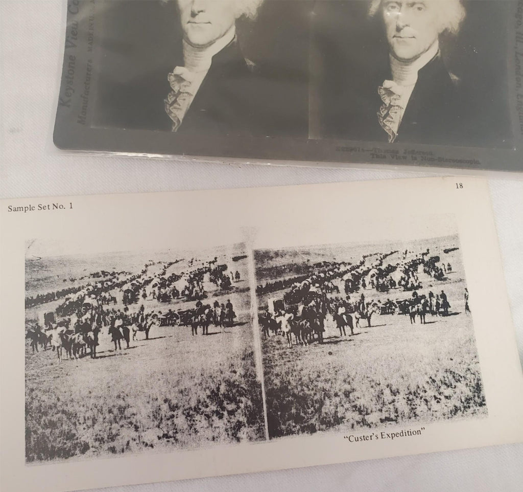 Vintage 1865 Holmes Stereoscope Stereo Classics Photo View Cards 59 Cards