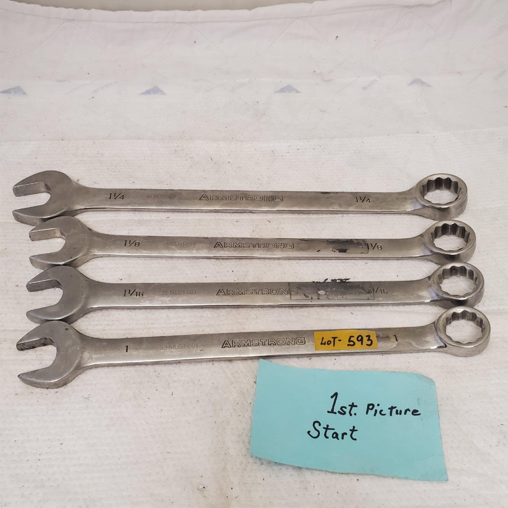 Lot of Assorted Armstrong Combination Box Wrenches LOT 593