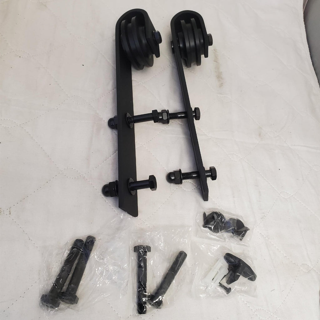 Set Of Barn Door Slider Black
