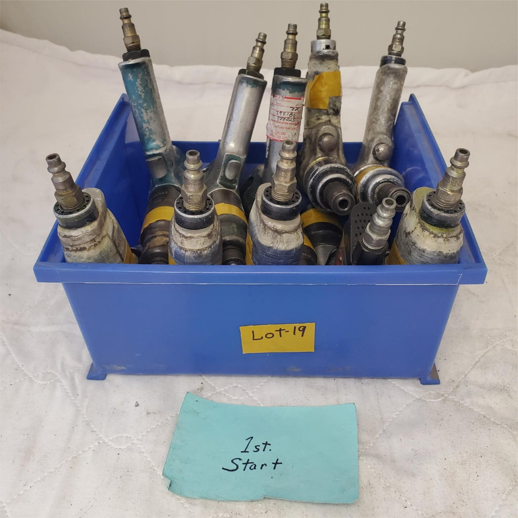 Lot of Cleco Pneumatic Screwdriver/Nutrunner & Rivet Gun Aircraft Tools Lot-19