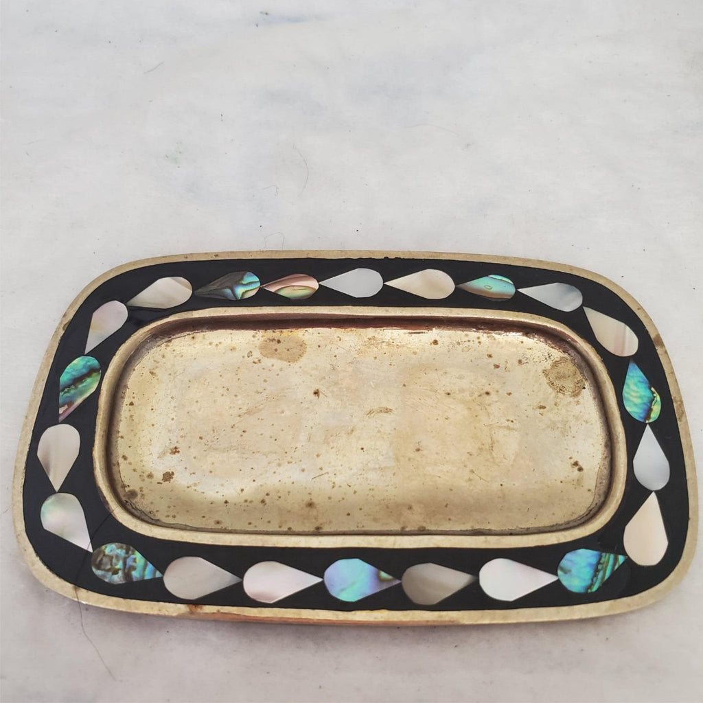 Vintage Alpaca Mexico Silver Tray