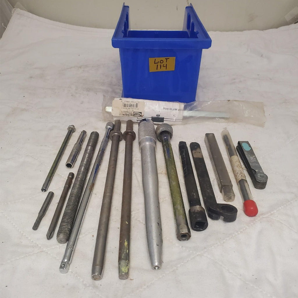 Mixed Lot of Assorted Machinist Tools Drill Bits Reamers Taps LOT-114