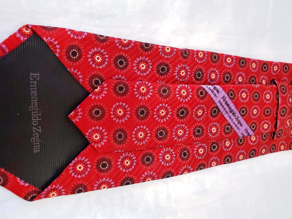 Vintage Ermenegildo Zegna 100% Silk Men's Tie