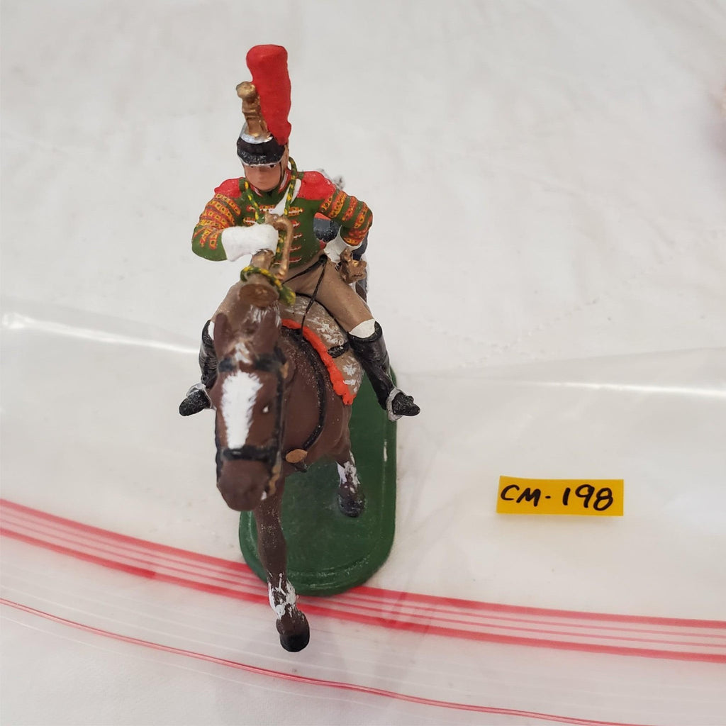 St. Petersburg Hand Painted Metal Toy Soldier Calvary Trumpeter CM-198