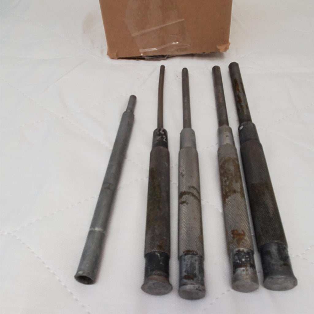 Lot of 5 Steel Drive Pin Punch LOT-710