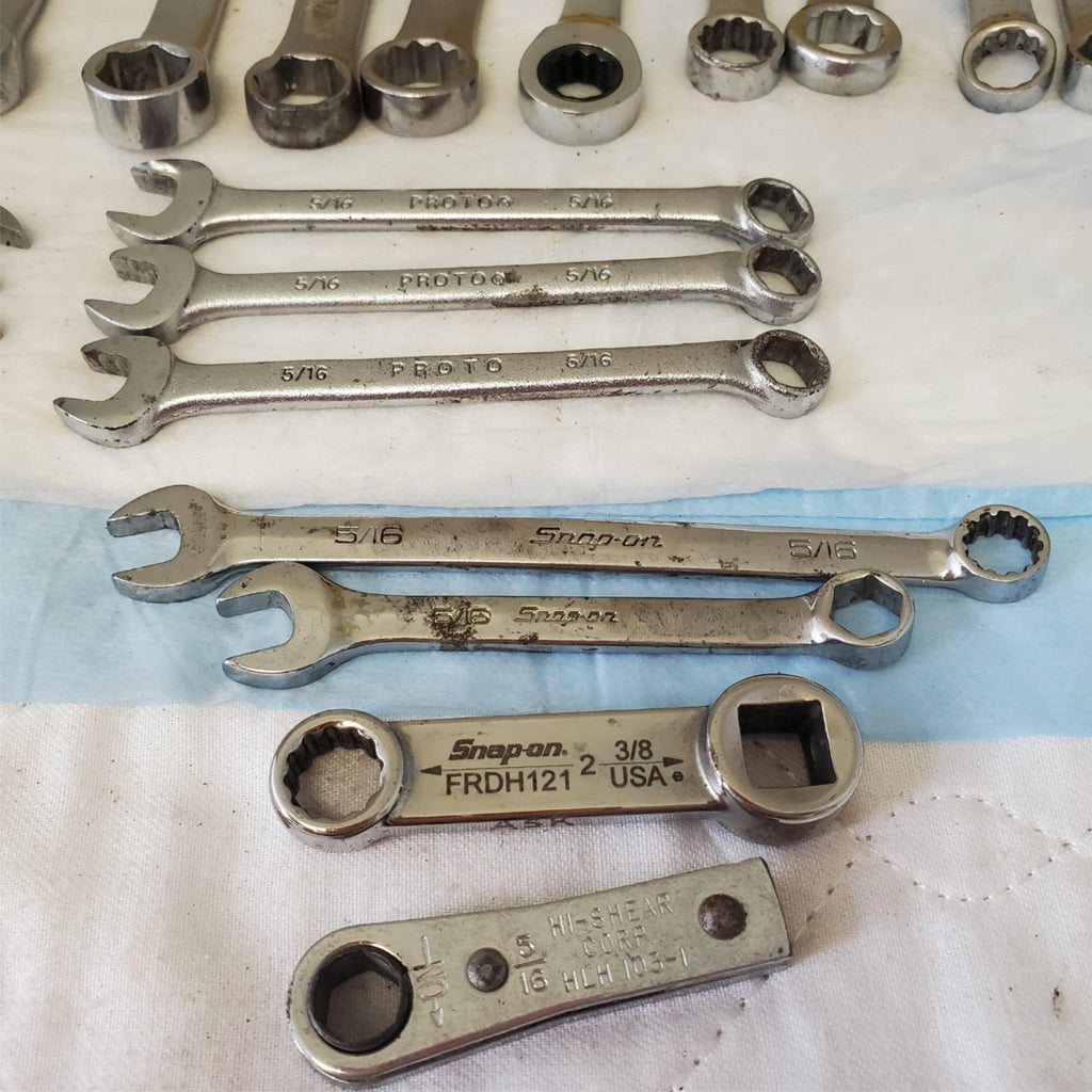 Lot of 56 Pieces Miscellaneous Assortment of Wrench Tools LOT149