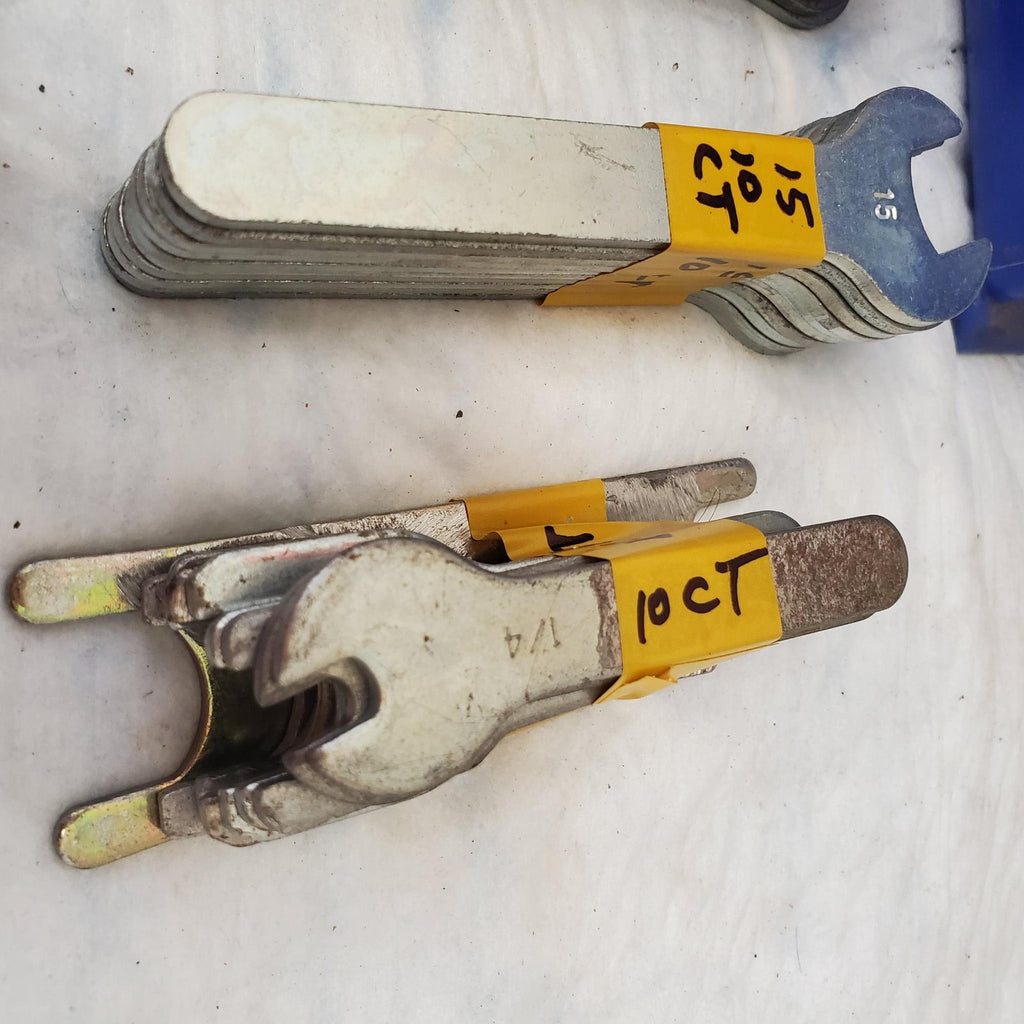 Lot of Combination Wrenches & Key Set in Different Sizes Lot 113