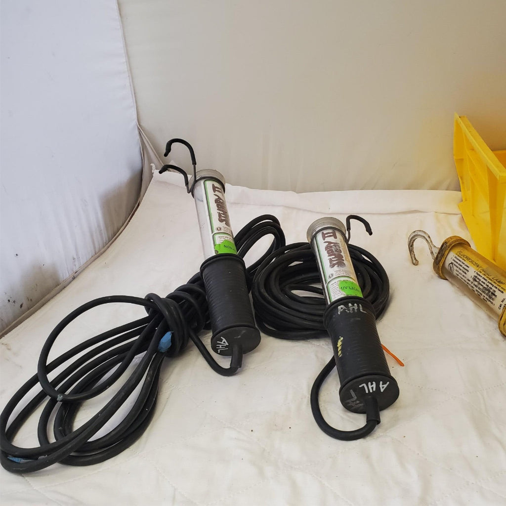 Lot of Stubby & Woodhead Fluorescent LED Handheld Work Lights LOT 612