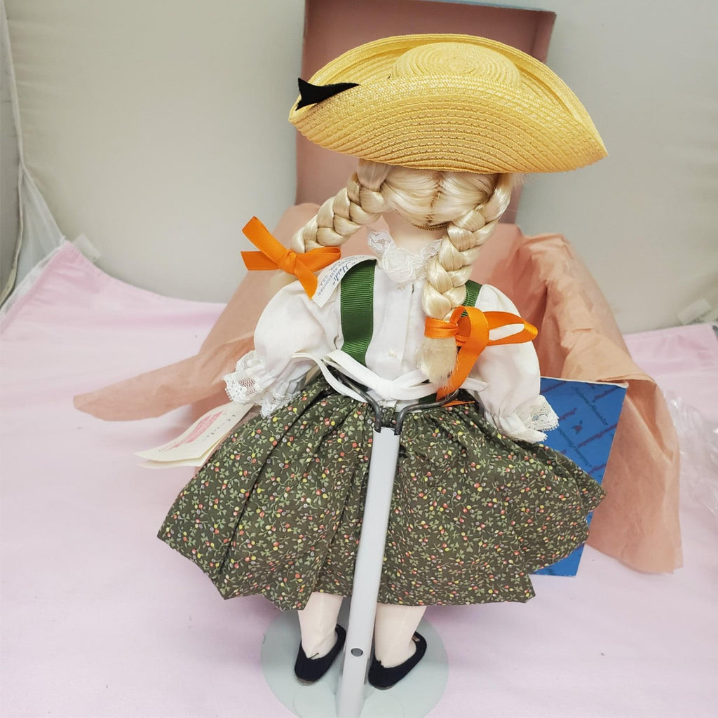 Madame Alexander #1580 Heidi Miniature Doll with Box & Stand