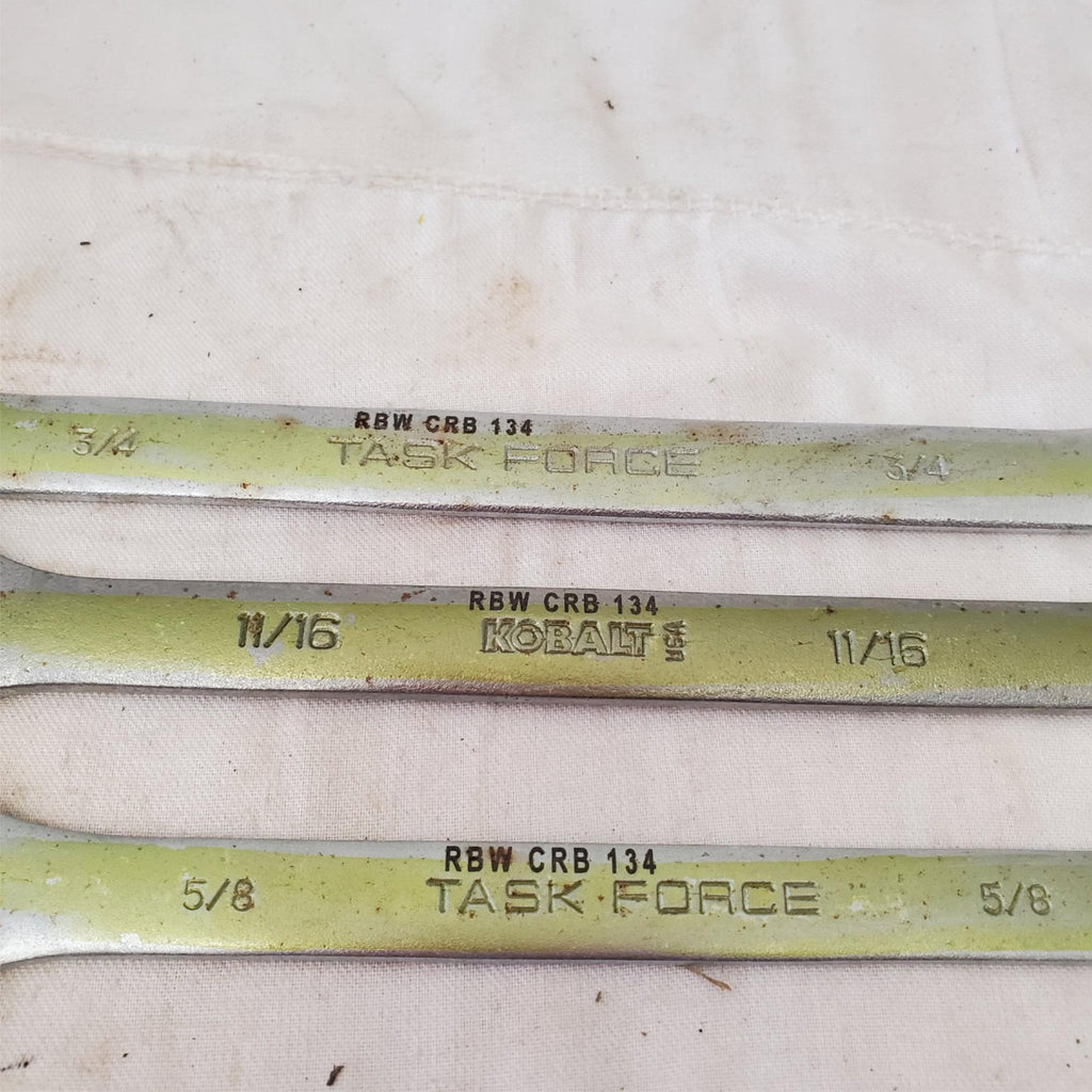 Lot of 9pcs 12 Point SAE Combination Wrench Set - LOT 469