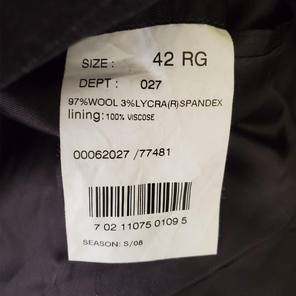 Brooks Brothers 346 STRETCH Wool Grey Blazer Suit Jacket Sport Coat 42R