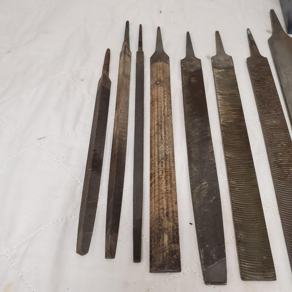 Lot Of 11 Assorted Metal Wood Hand Files LOT-893