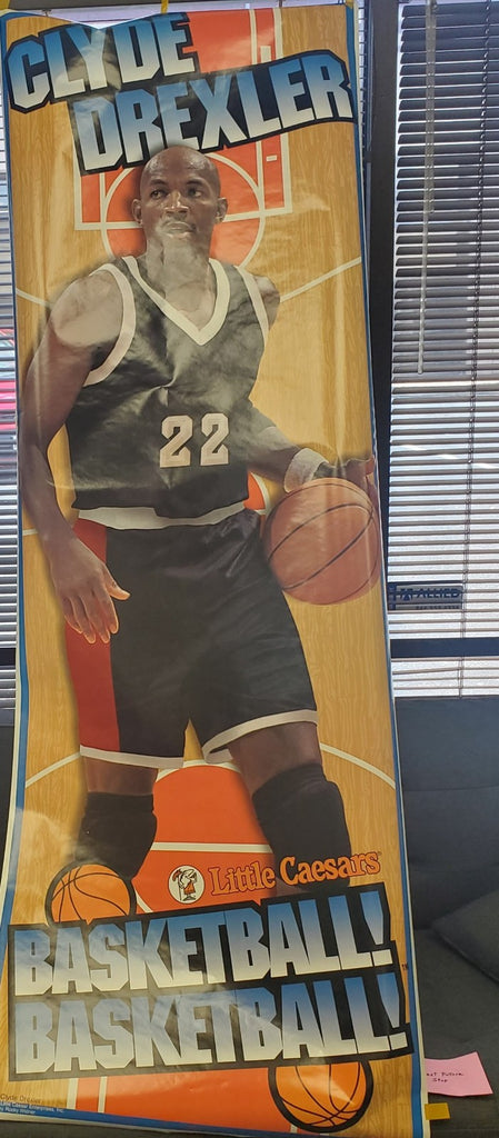 Little Caesars Clyde Drexler Basketball Poster