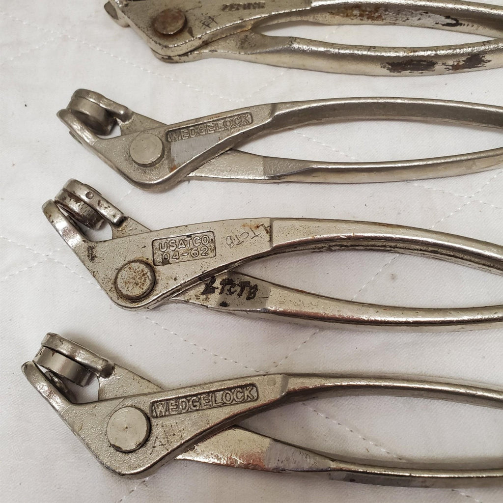 Lot of 6 Wedgelock Cleco Pliers Set Aviation Tool LOT-890