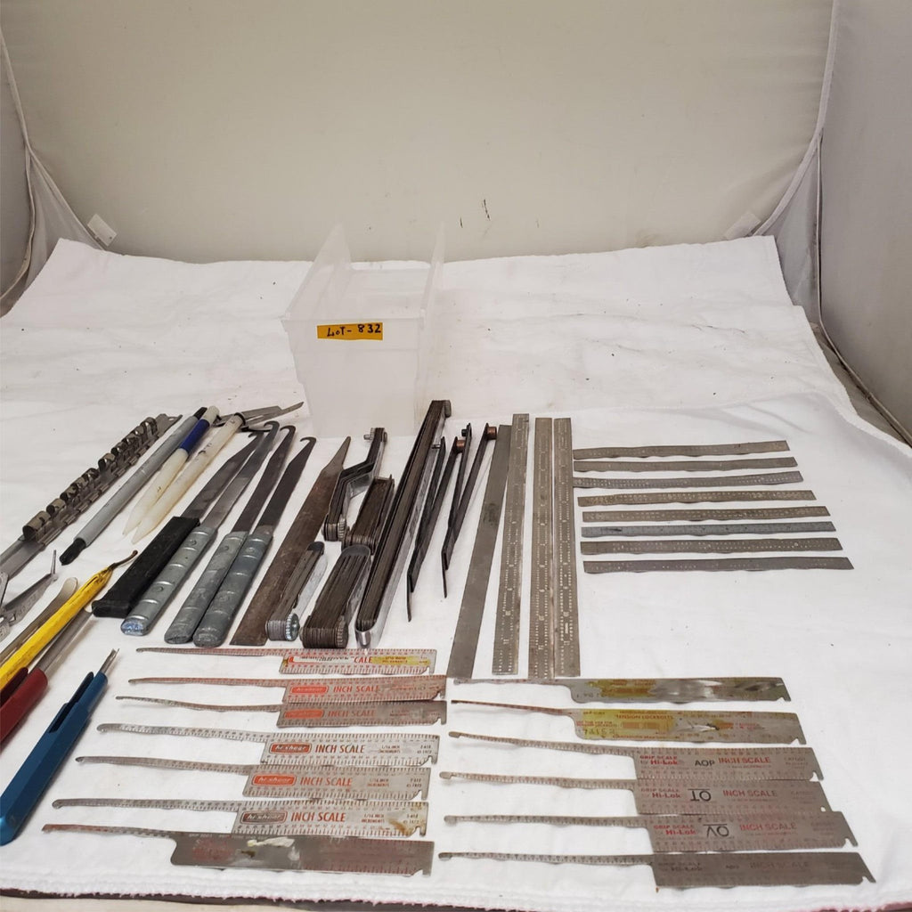 Lot of Grip Scale, Antique Irons Blades Cutters and More LOT-832