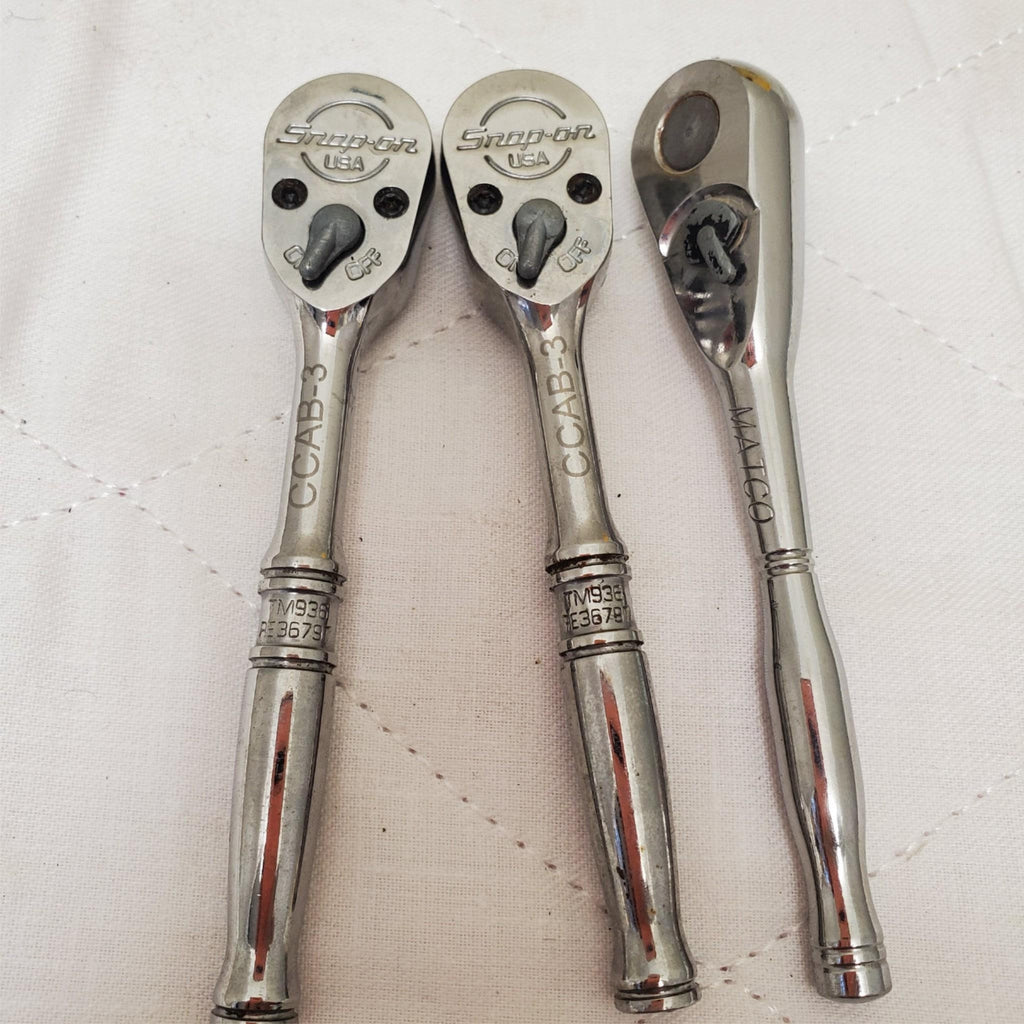 Lot of 3 Snap-On Matco Compact Head Ratchet LOT-350