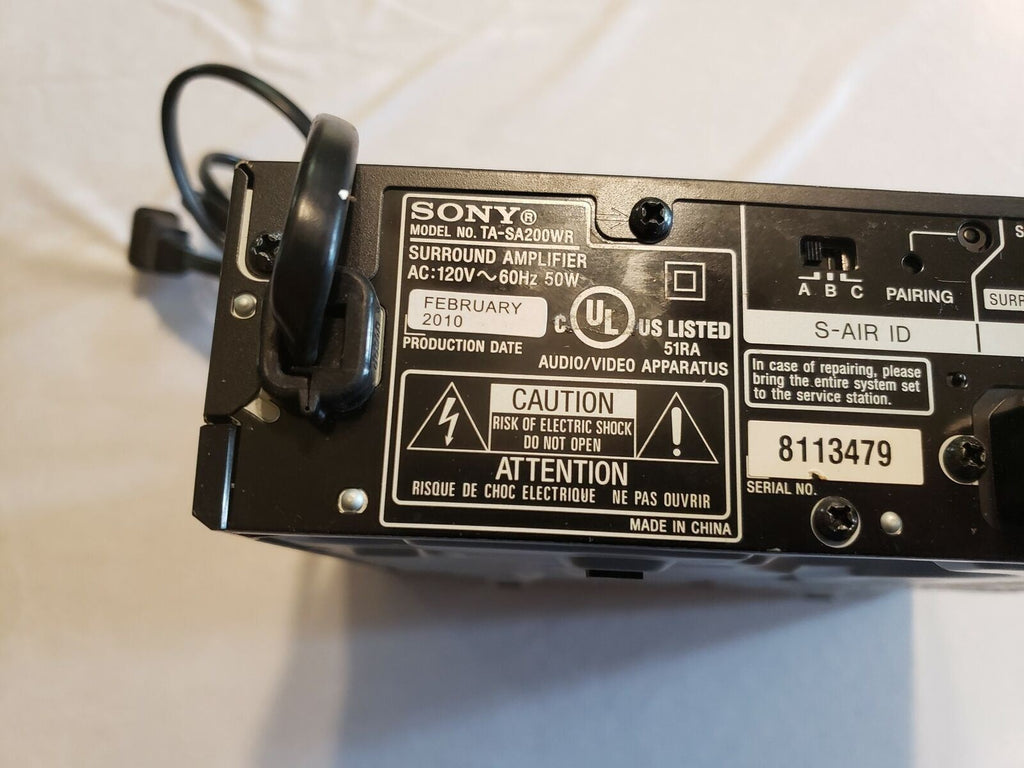 Sony TA-SA200WR 2 Channel Integrated Amplifier