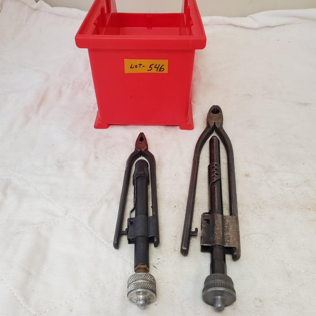 Lot of 2 Assorted Safety Wire Pliers Hand Tools LOT-546