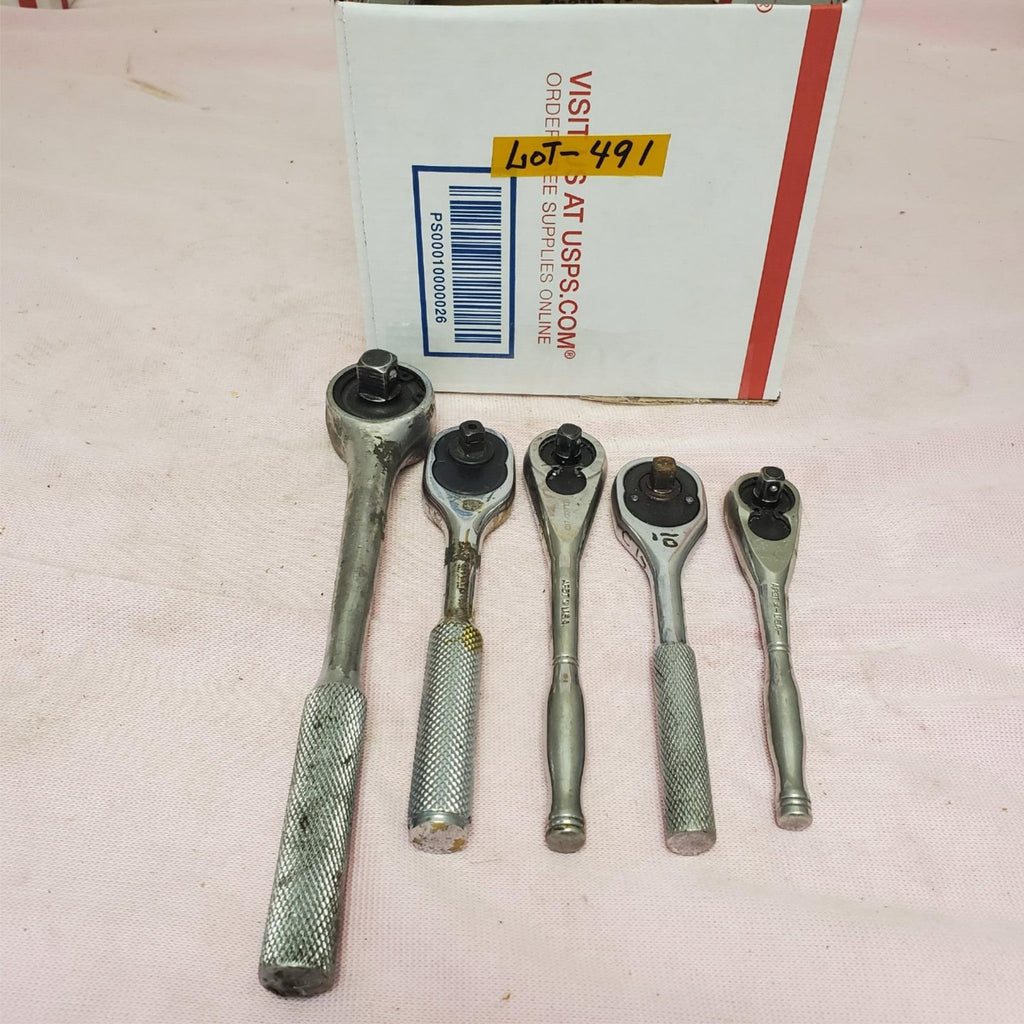 Lot of 5 Matco Ratchet Tools Set LOT-491