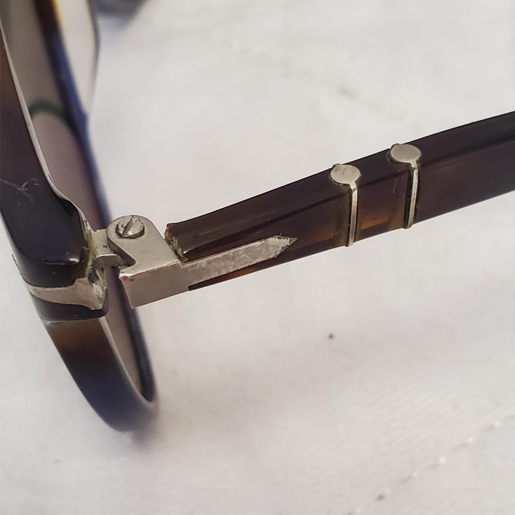 Persol Polarized 9649-S Terra E Oceano Brown Sunglasses with Costa Zipper Case