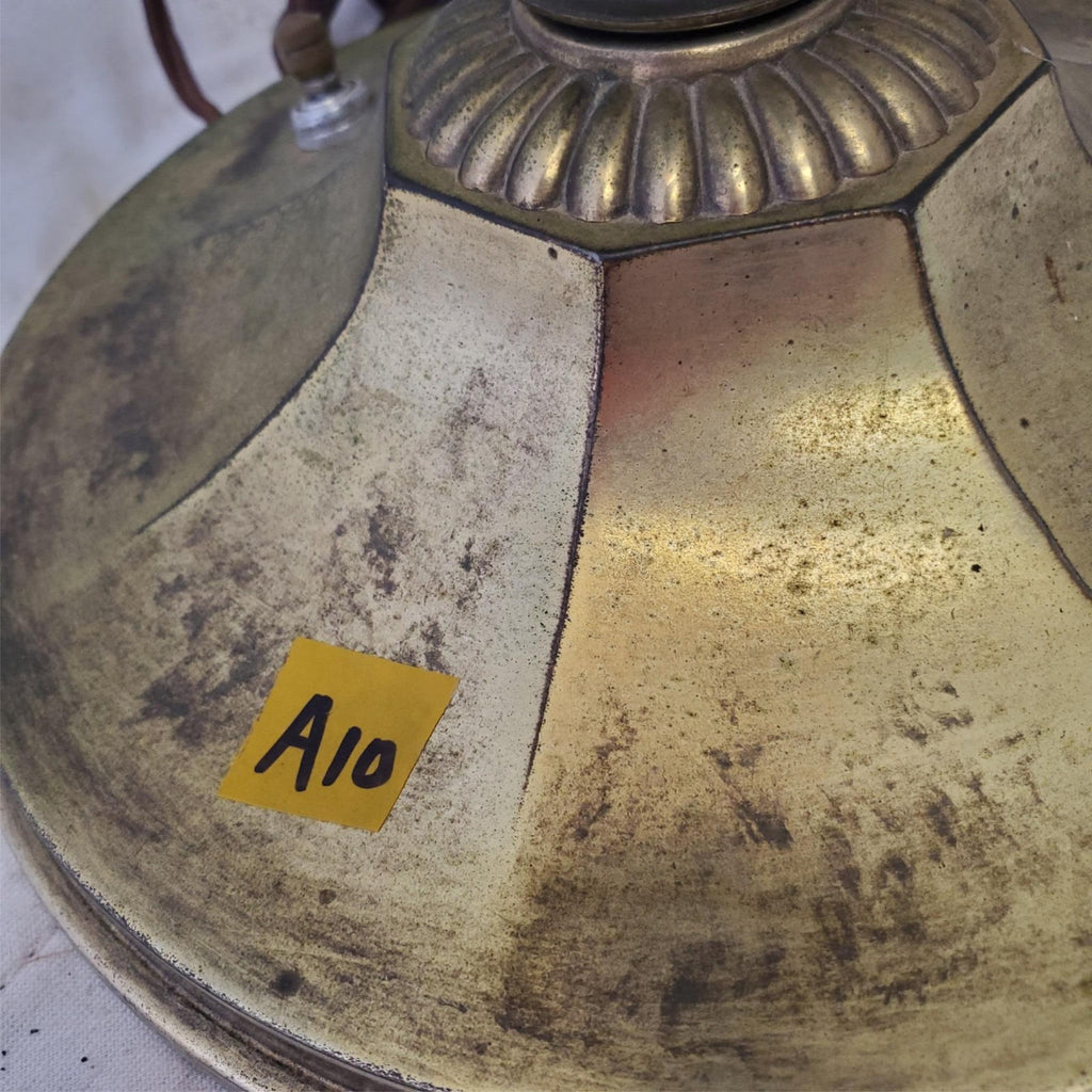 Vintage Stiffel Bouillotte Candlestick Brass Table Lamp A10