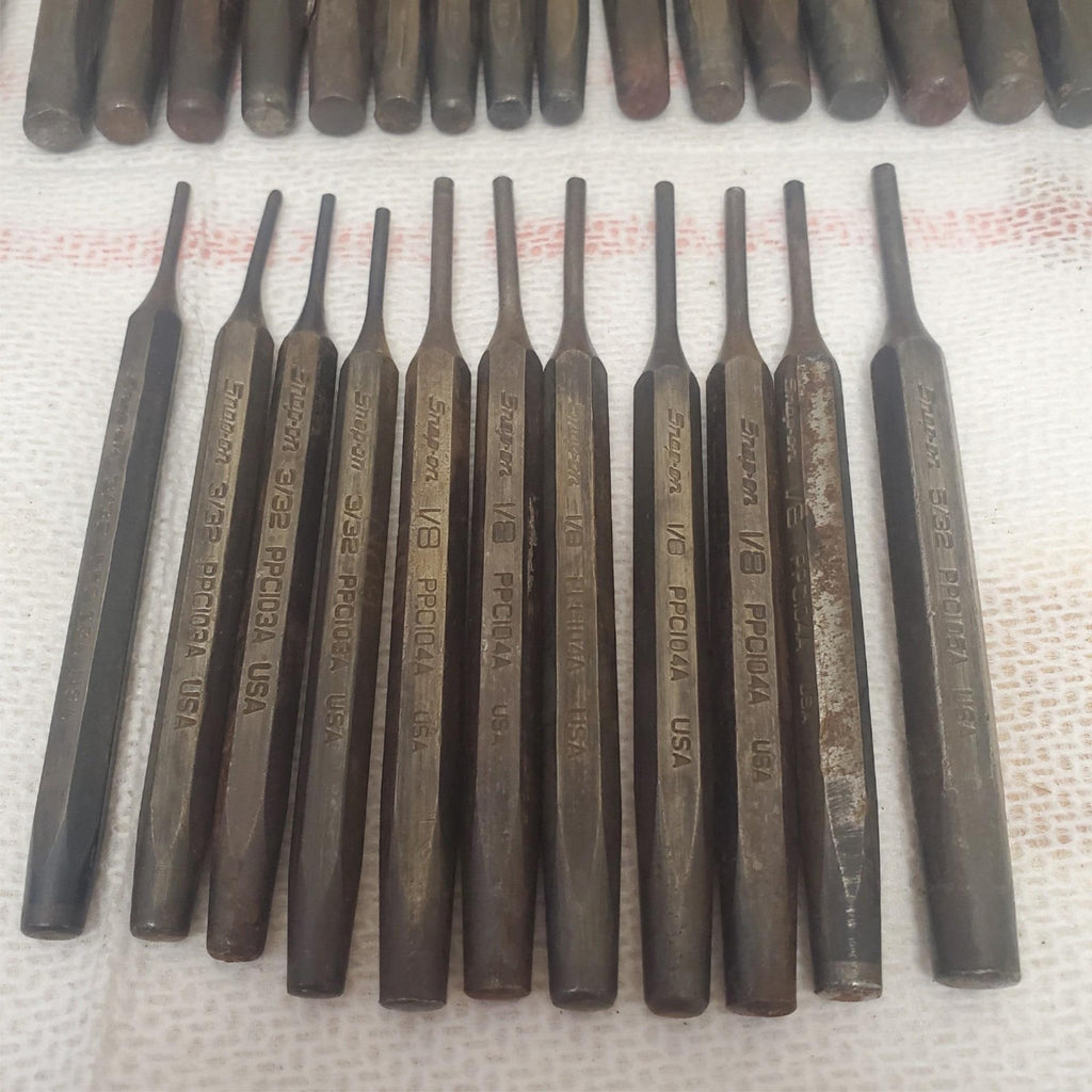 Lot of 32 Assorted  Snap on Punch and Chisel Alignment Tool Set LOT-1055