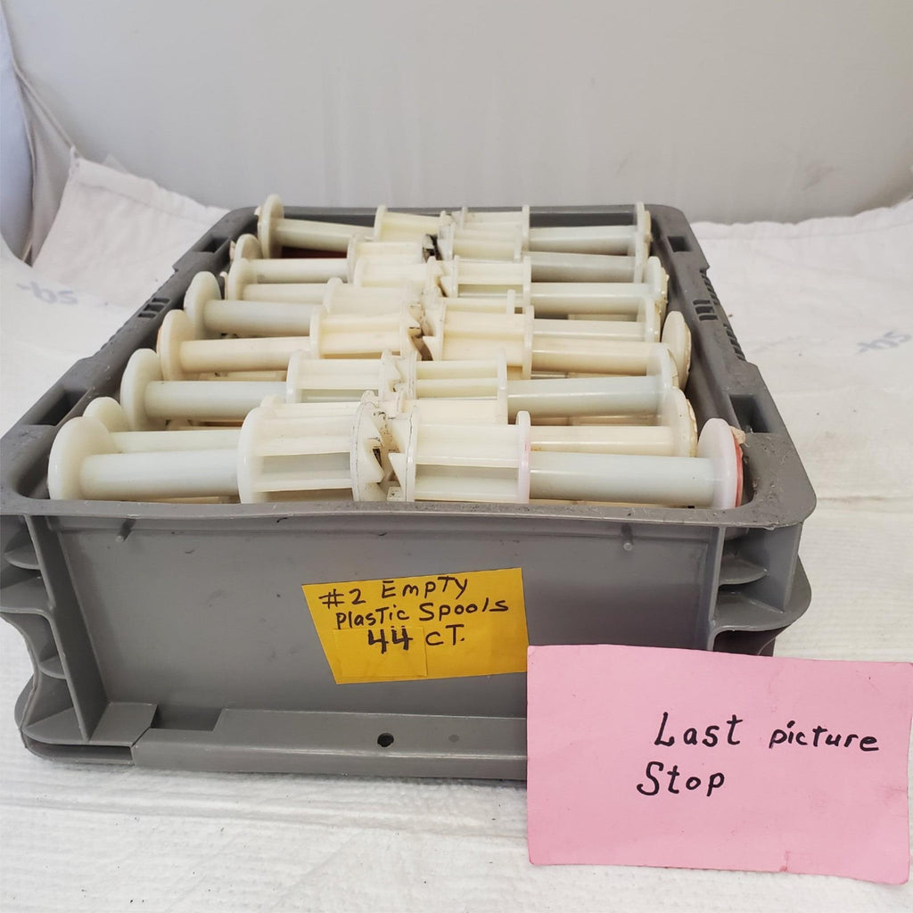 Lot of 44 Empty Plastic Spools #2