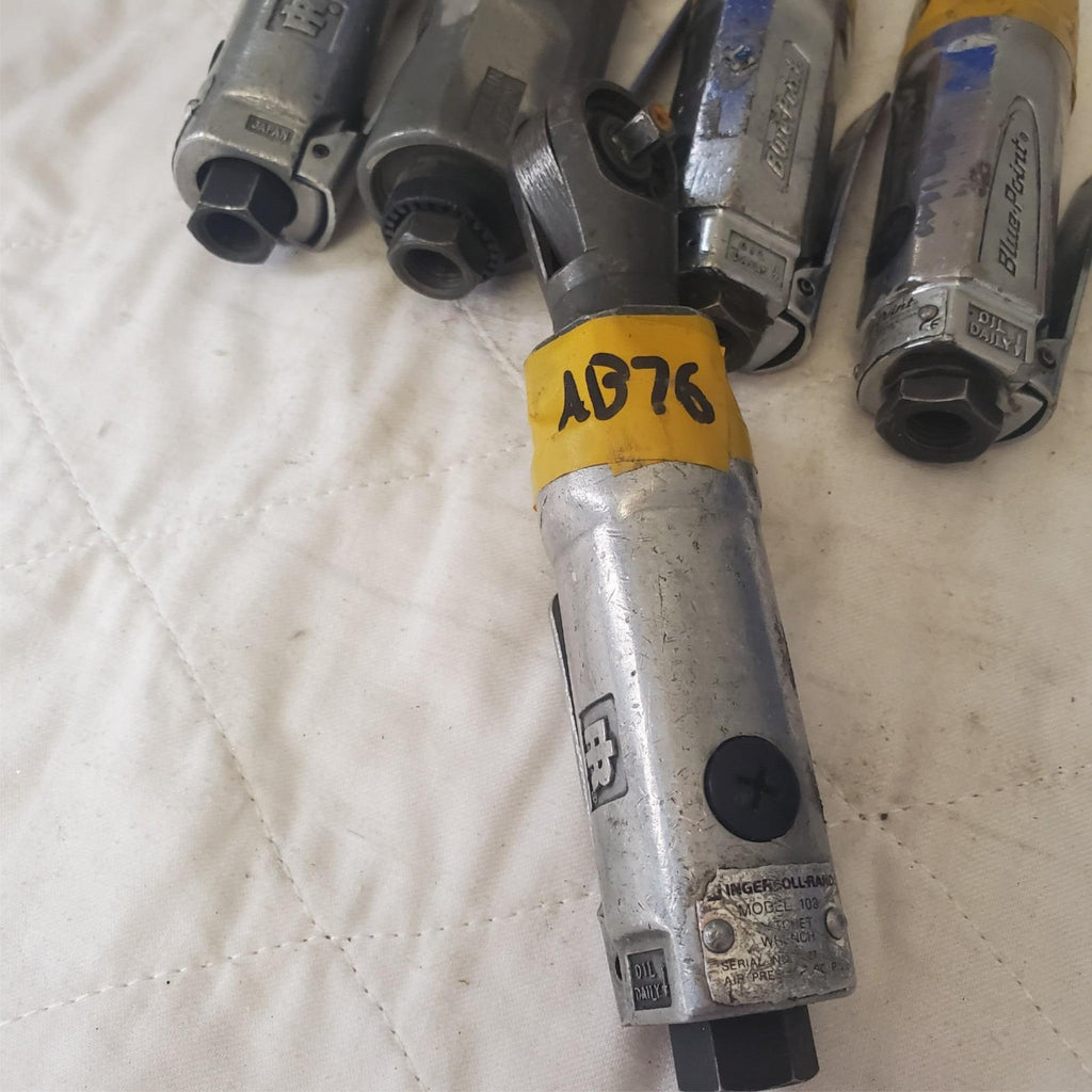Lot of 5 Assorted Heavy Duty Pneumatic Air Ratchet Wrench Air Tool LOT-68