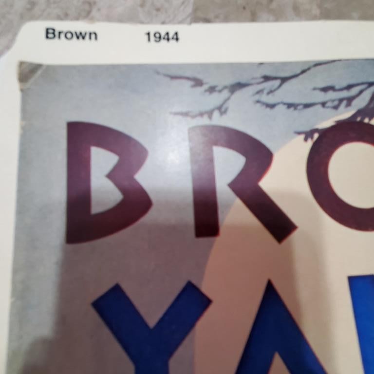 Vintage Used FOOTBALL Brown Yale GAME Official Program November 11, 1944