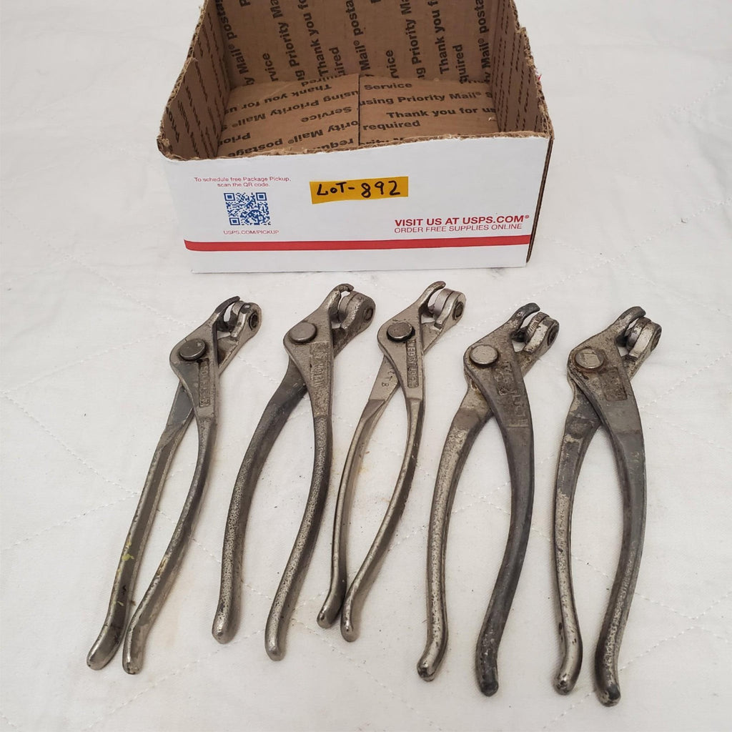 Lot of 5 Wedgelock Cleco Pliers Set Aviation Tool LOT-892