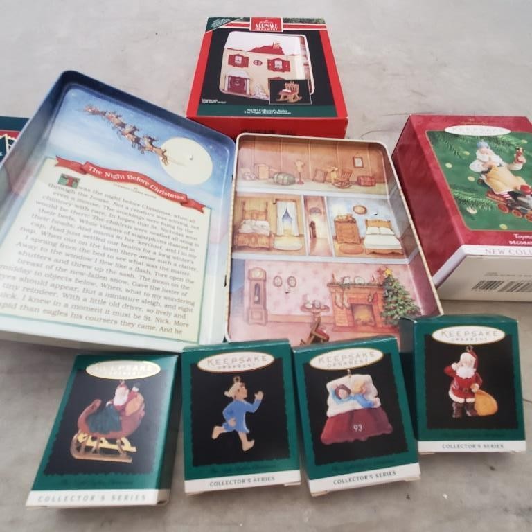 Hallmark Keepsake Collector Series Toymaker Santa & More Christmas Ornament