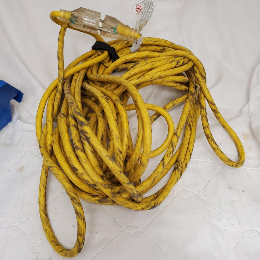 Heavy Duty Yellow Electrical Extension Cord LOT-341