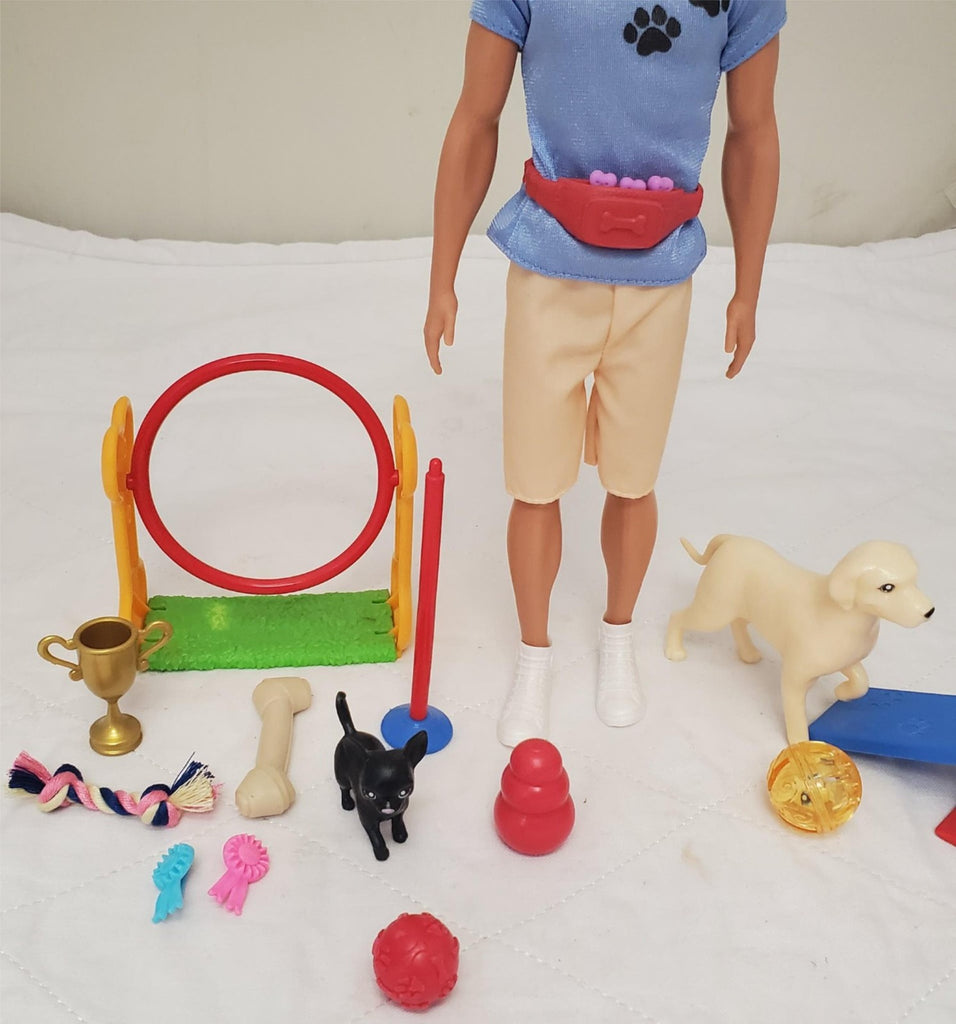 2019 Mattel Barbie Doll You Can Be Anything Dog Trainer Playset