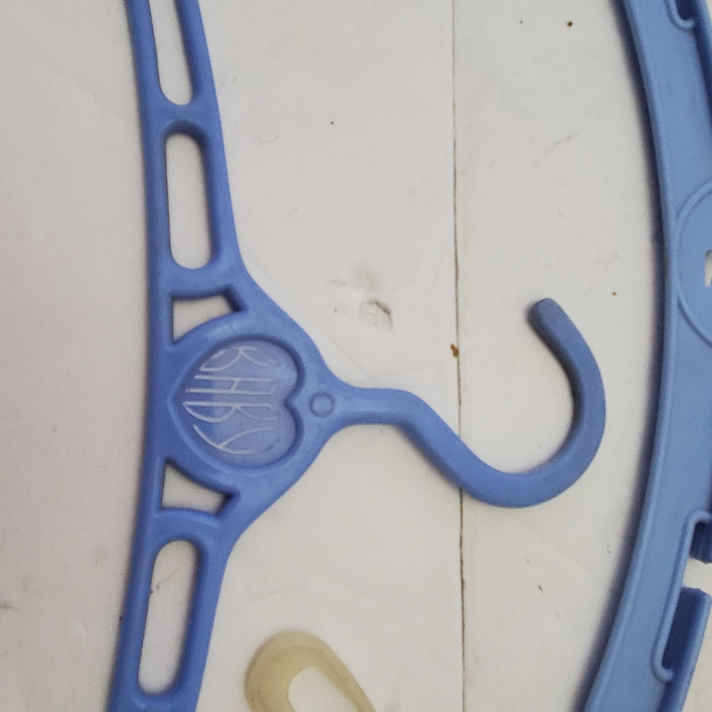 Vintage Lot of 8 Kids Plastic Portable Clothes Hangers