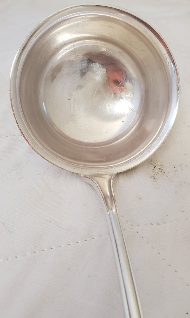 WMF WMF37 Silverplate 12 1/2" Long Handle Punch Soup Ladle 