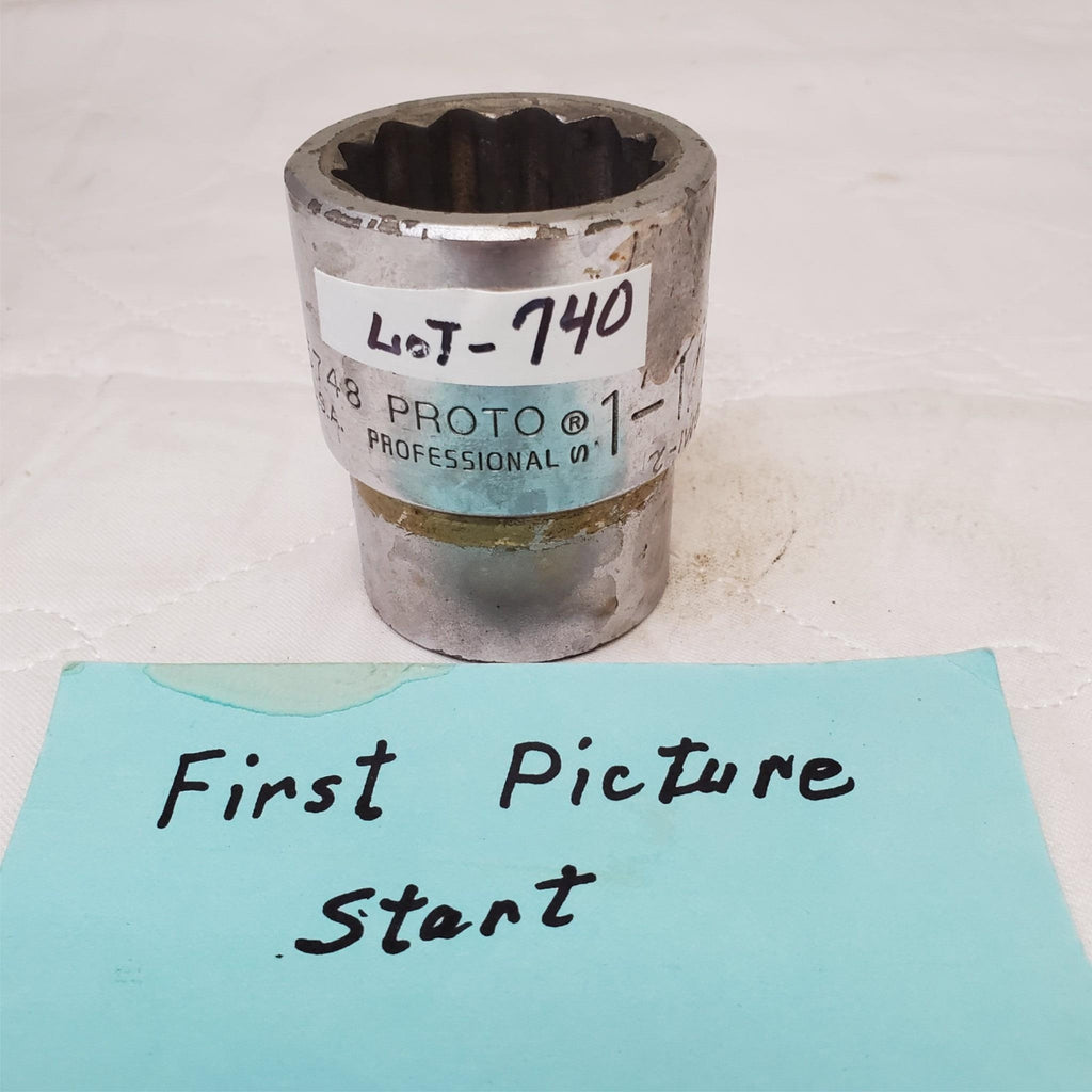 PROTO 5748 USA  1-1/2” Heavy-Duty Socket Tool - LOT 740