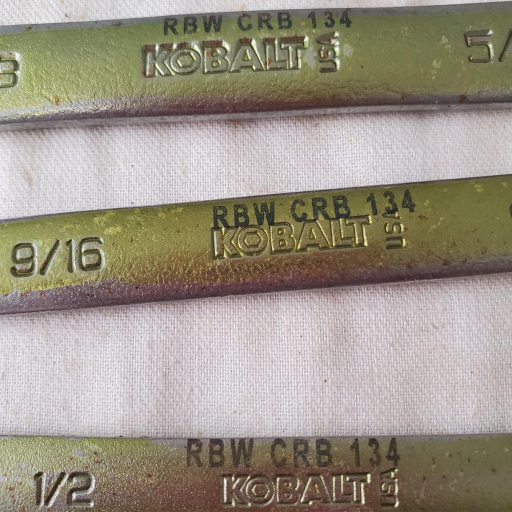 Lot of 11pcs 12 Point SAE Combination Wrench Set - LOT 468
