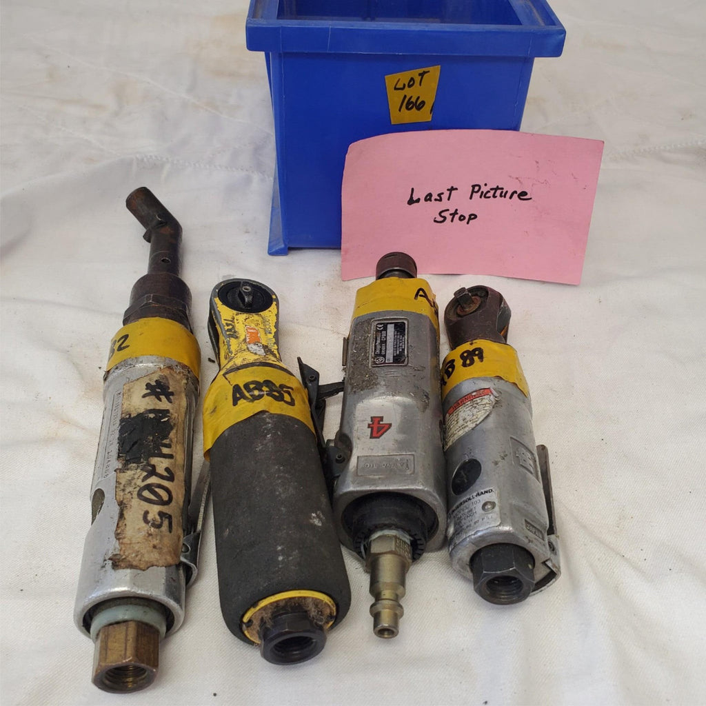 Lot of Assoretd  Pneumatic Air Ratchet Wrench & Nut Runner  LOT-166