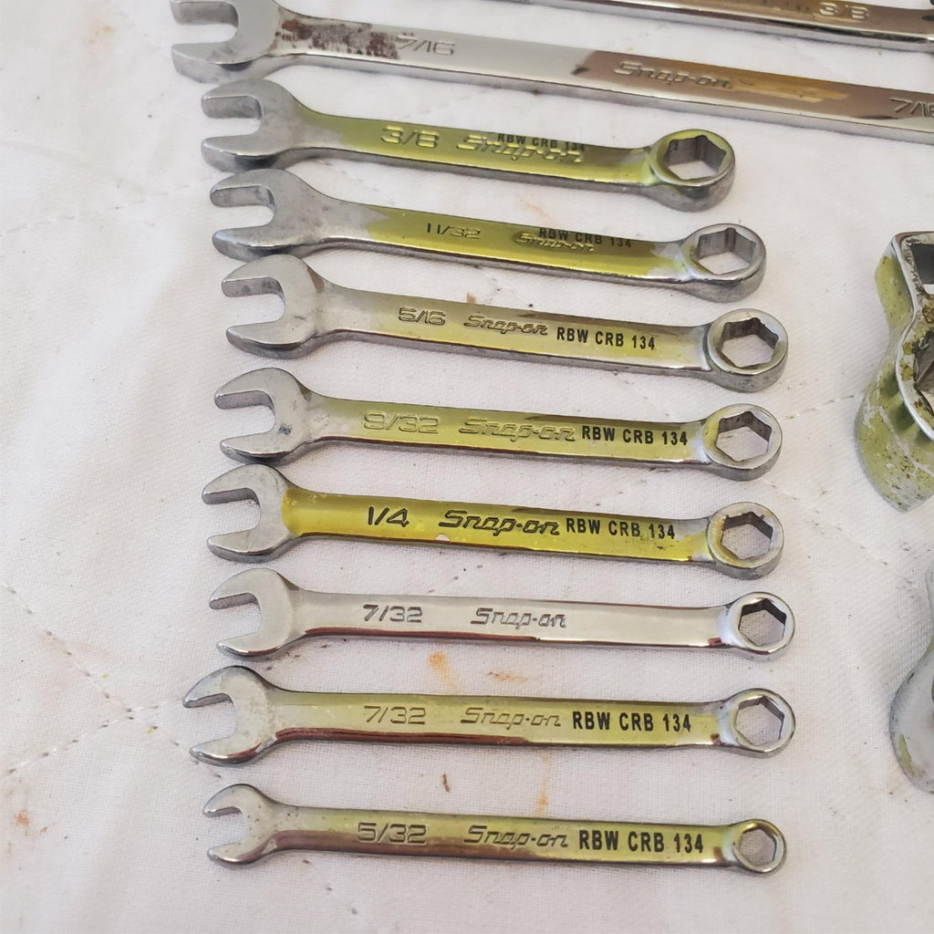 Lot of Snap-On Assorted Combination Wrench & Other Wrenches LOT 498