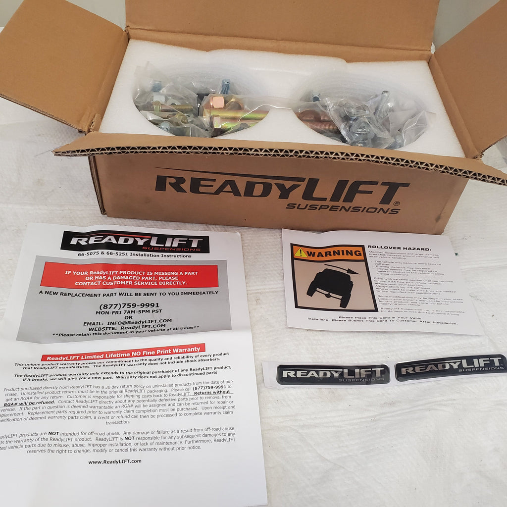 ReadyLift 66-5075 Front Leveling Kit Fits 07-17 Tundra
