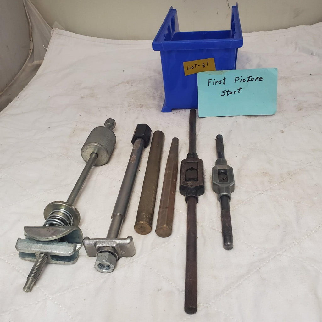 Lot of Assorted Hand Tools Tap Wrenches Slide Hammer Punch Set LOT-61