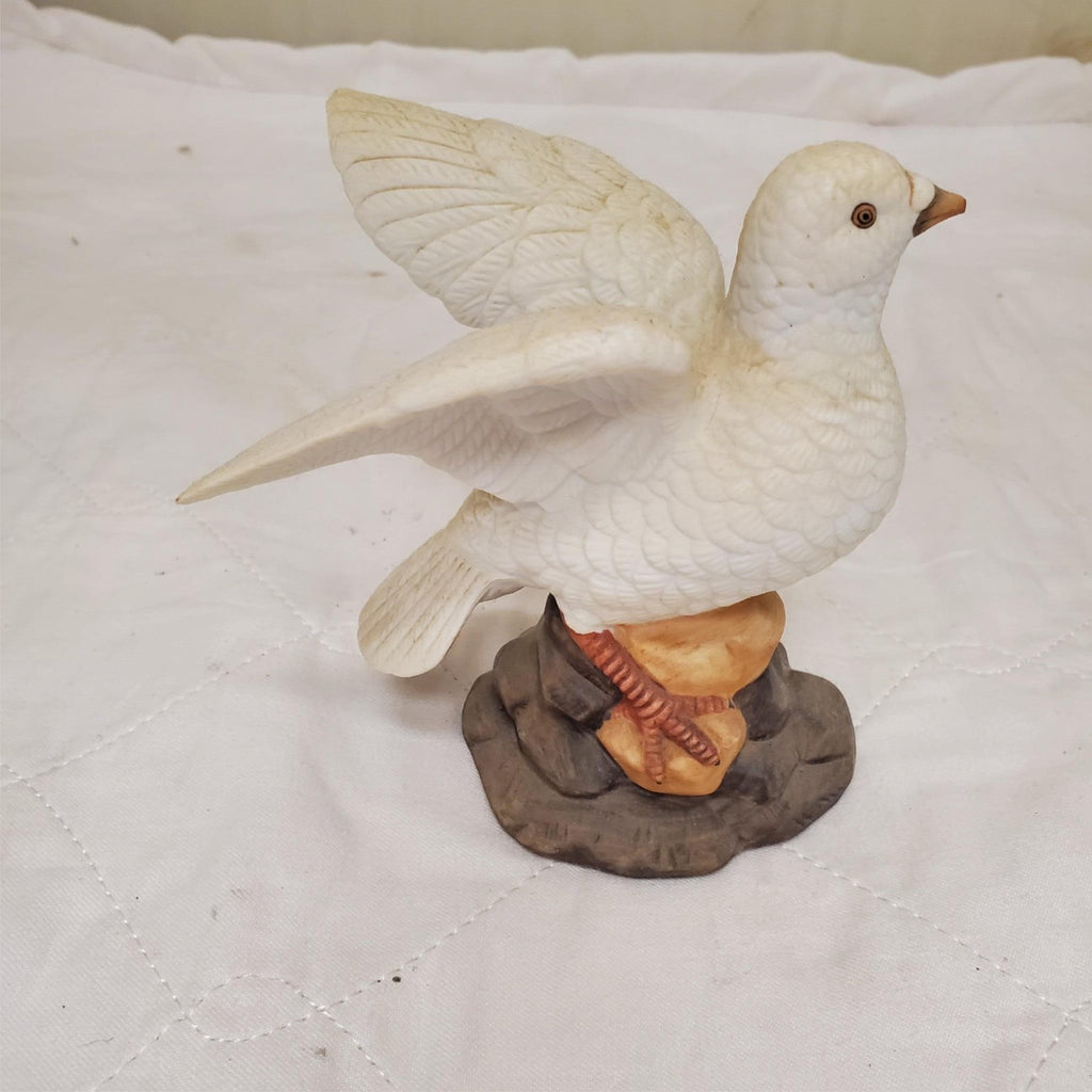 White Dove Ceramic Porcelain Figurine #1