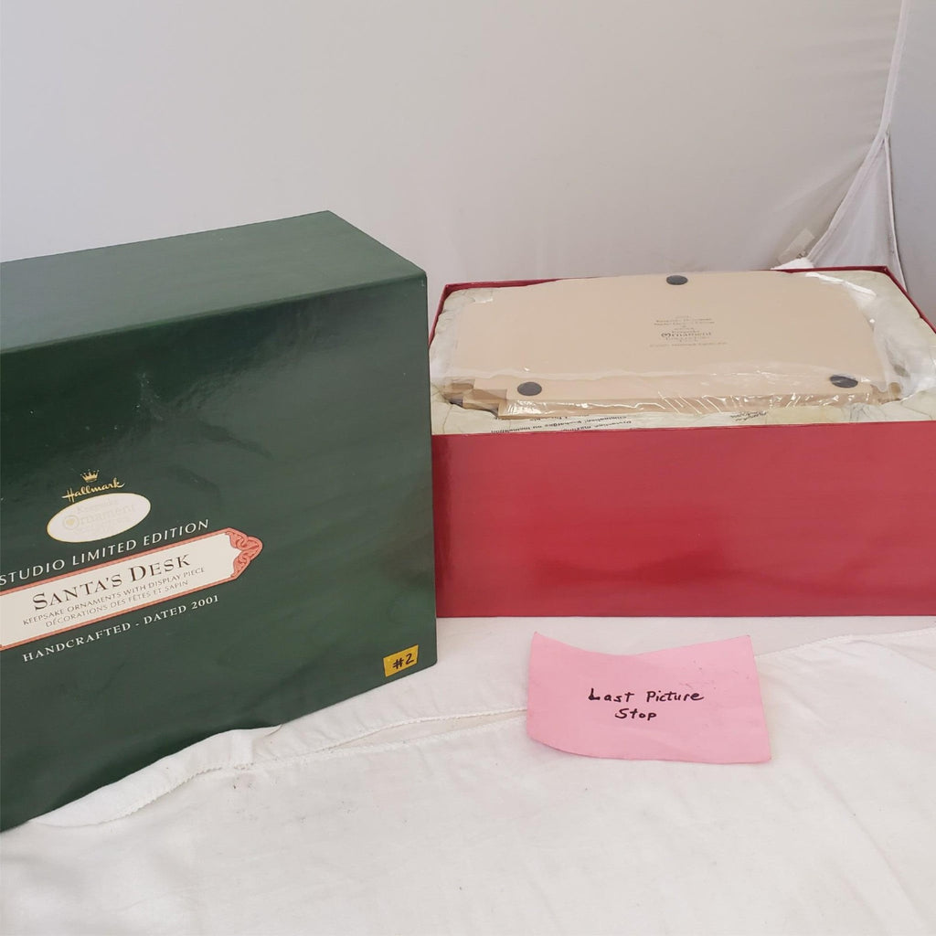 Hallmark Keepsake Ornaments Santa's Desk 2001 Studio Edition #2