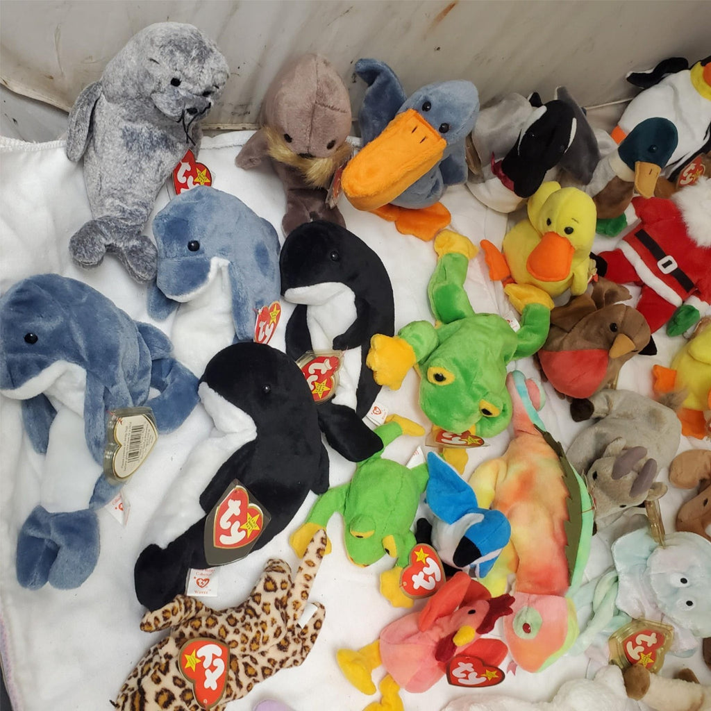 Huge Lot of Assorted TY Beanie Babies Plush Toys #2