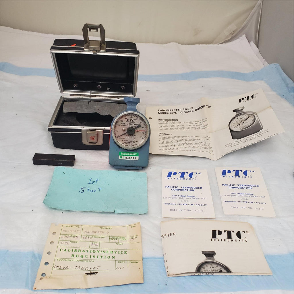 PTC Instruments Type A Durometer Model 307L