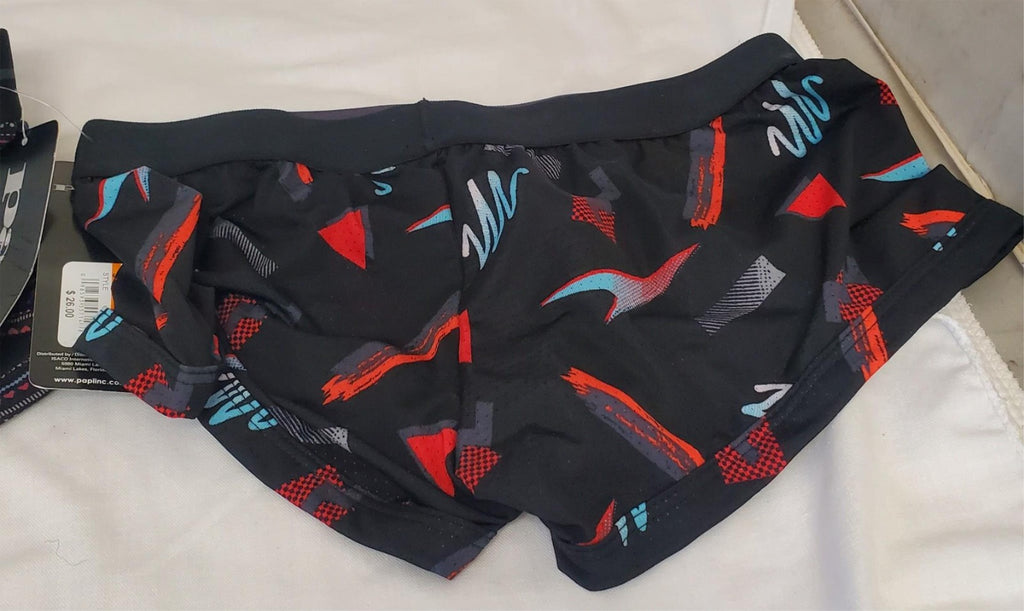 Pack of 2 Papi Men's Brazilian Printed Trunks Size S 28-30