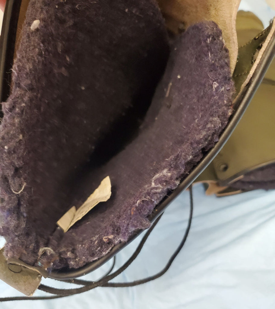 Green Sorel Kaufman Lana Foderato Winter Leather Boots Size 12