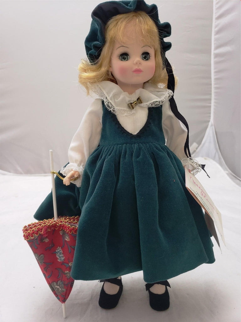 Original Madame Alexander Bellows Anne Doll #1568 with Japanese Parasol 14 inch