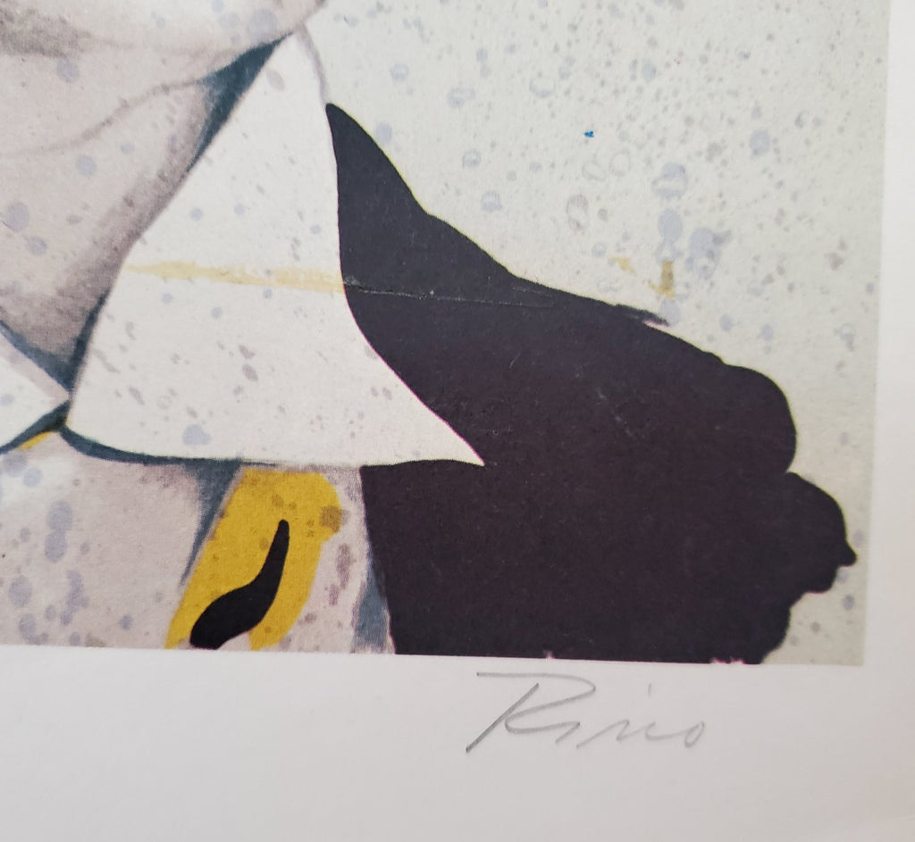 Bingo By Rino Maddaloni Signed Numbered Vintage Print Clown Art