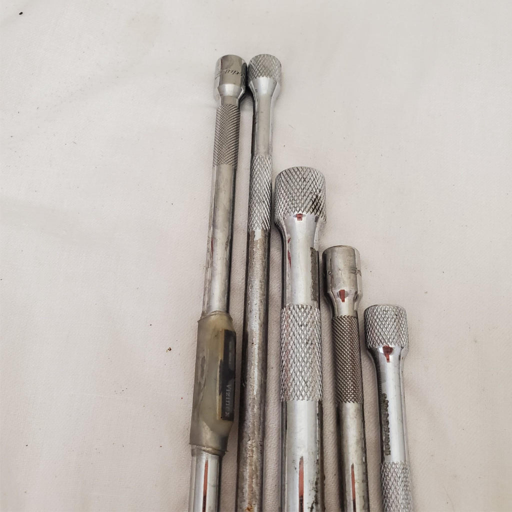 Lot of 5 Snap-On Knurled Socket Extension Bar LOT-832